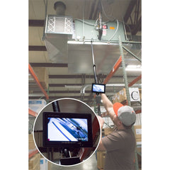 Video Pole Inspection Camera w/ Night Vision - 10 Foot Waterproof