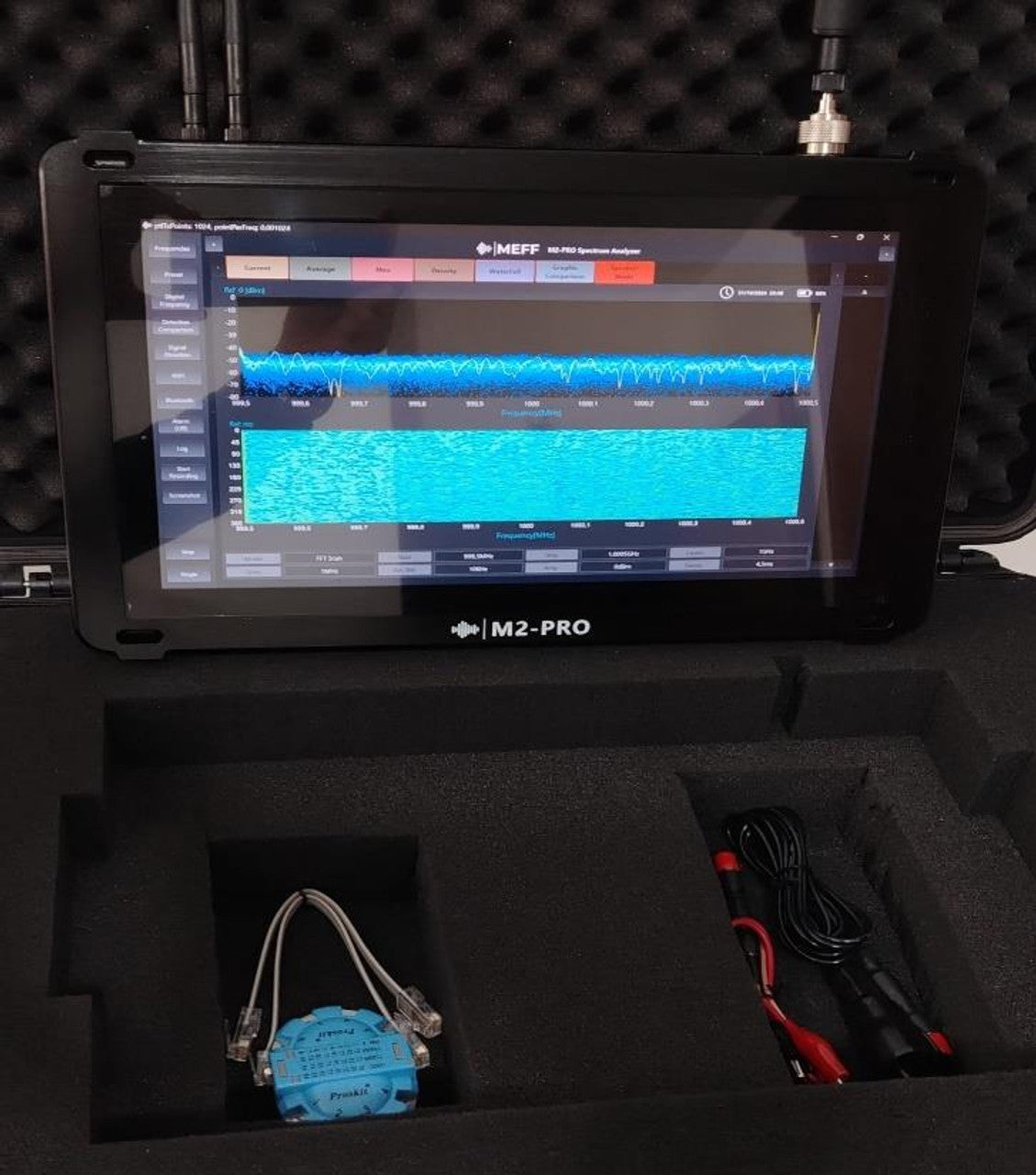 Spy-MAX Elite TSCM M2-PRO Portable AI Spectrum Analyzer 24GHz