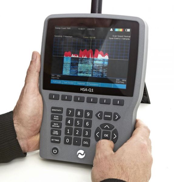 Handheld RF Spectrum Analyser