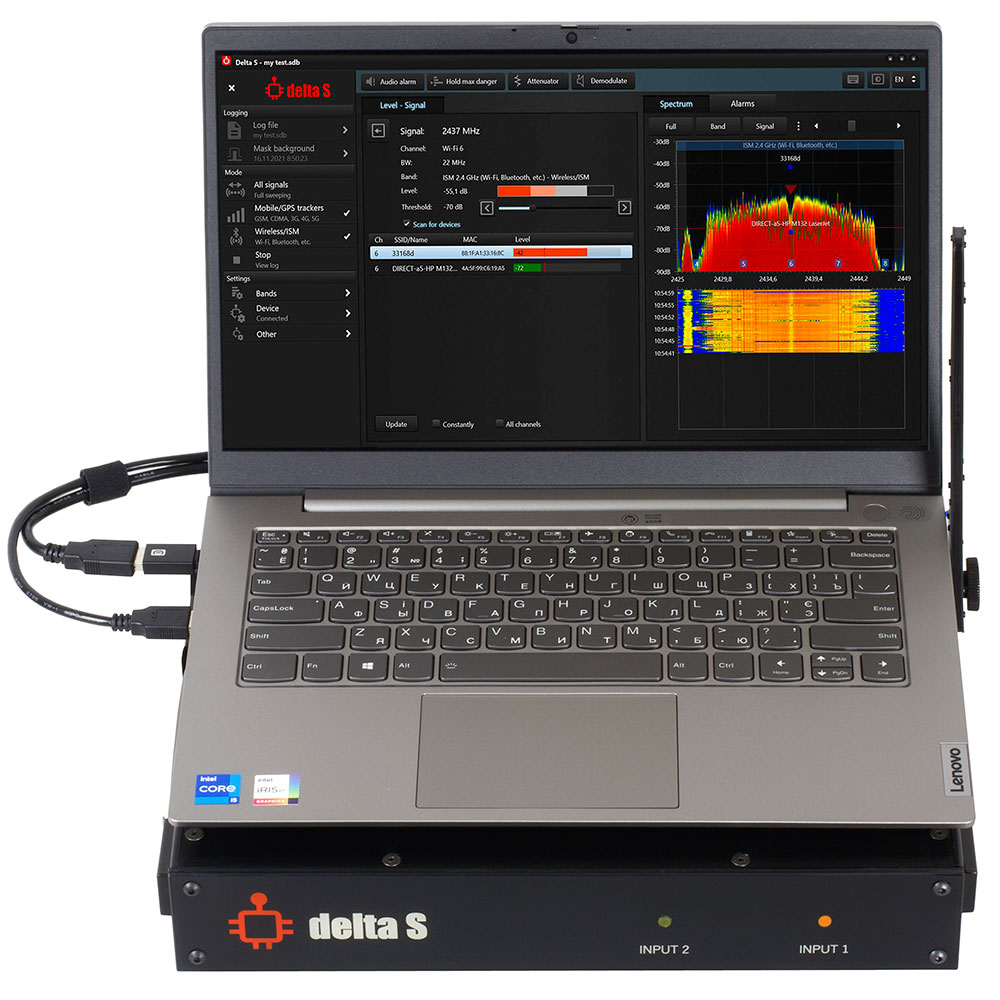 Delta S Counter Surveillance Sweeping System