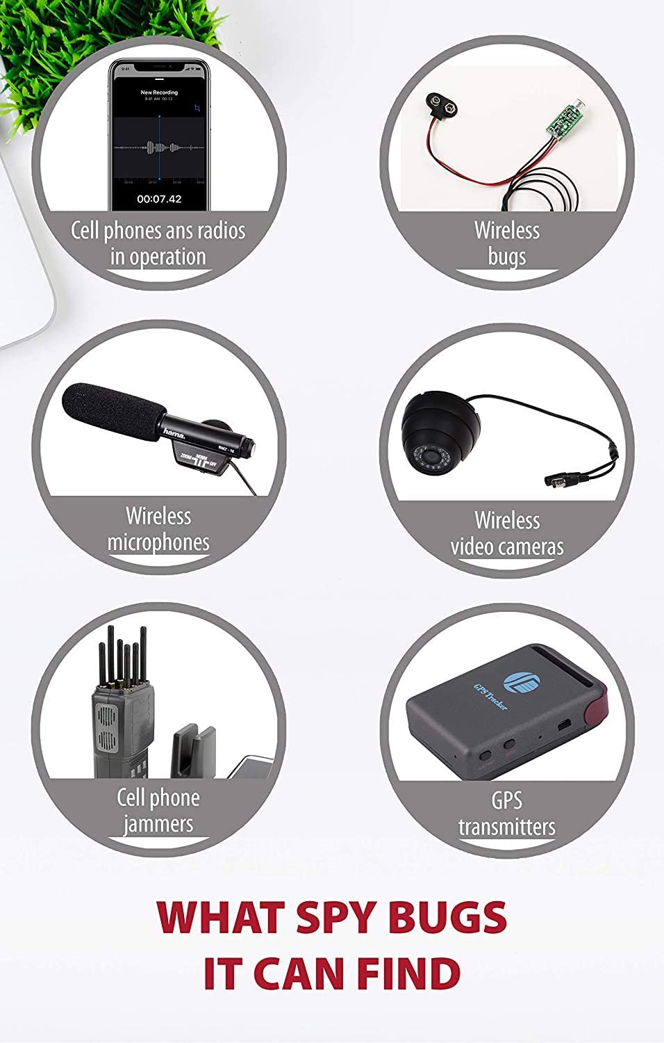 Expert TSCM Live Scanning Frequency Bug Hunter Detector