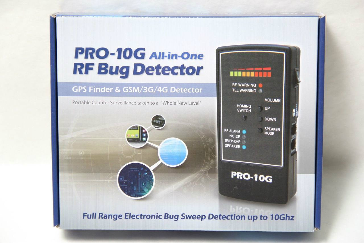 Spy Matrix®  PRO-10G GPS Bug Sweep, Portable Wire Tap, 3G/4G/5G Cell Phone Spying & Wireless Camera Finder