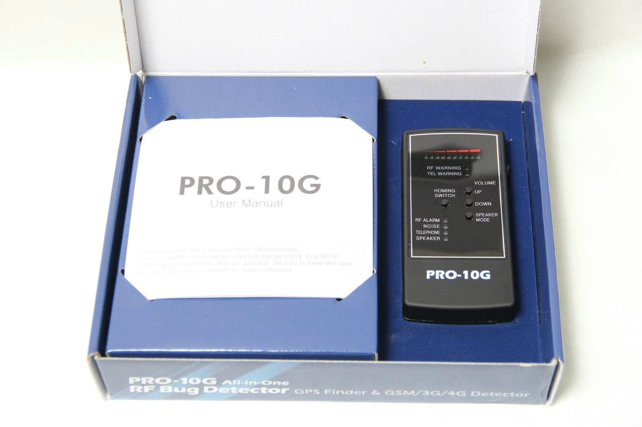 Spy Matrix®  PRO-10G GPS Bug Sweep, Portable Wire Tap, 3G/4G/5G Cell Phone Spying & Wireless Camera Finder