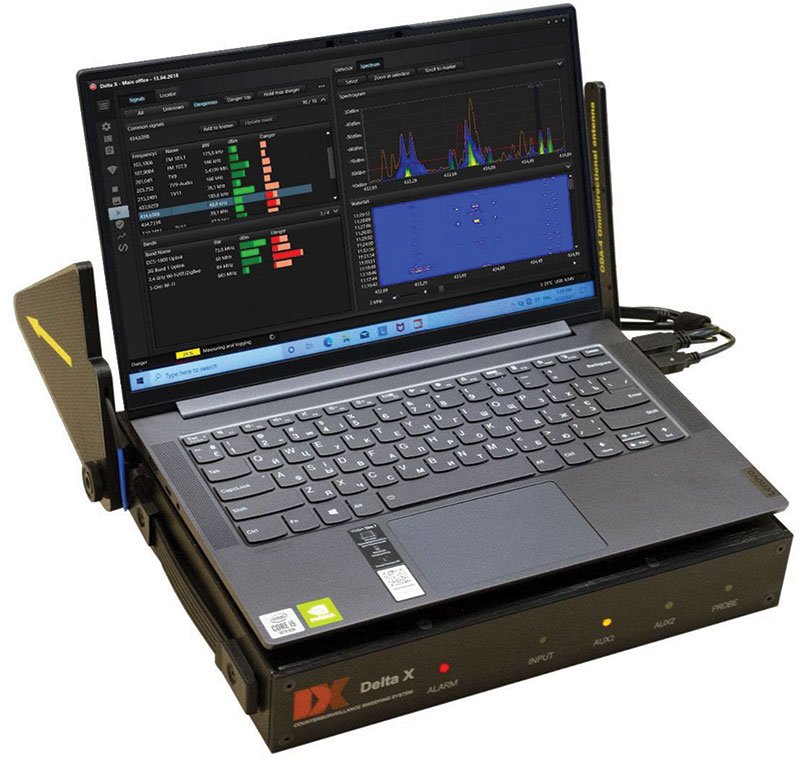 Delta X G2/6 Portable Real-time Spectrum Analyzer Counter Surveillance Sweeping System
