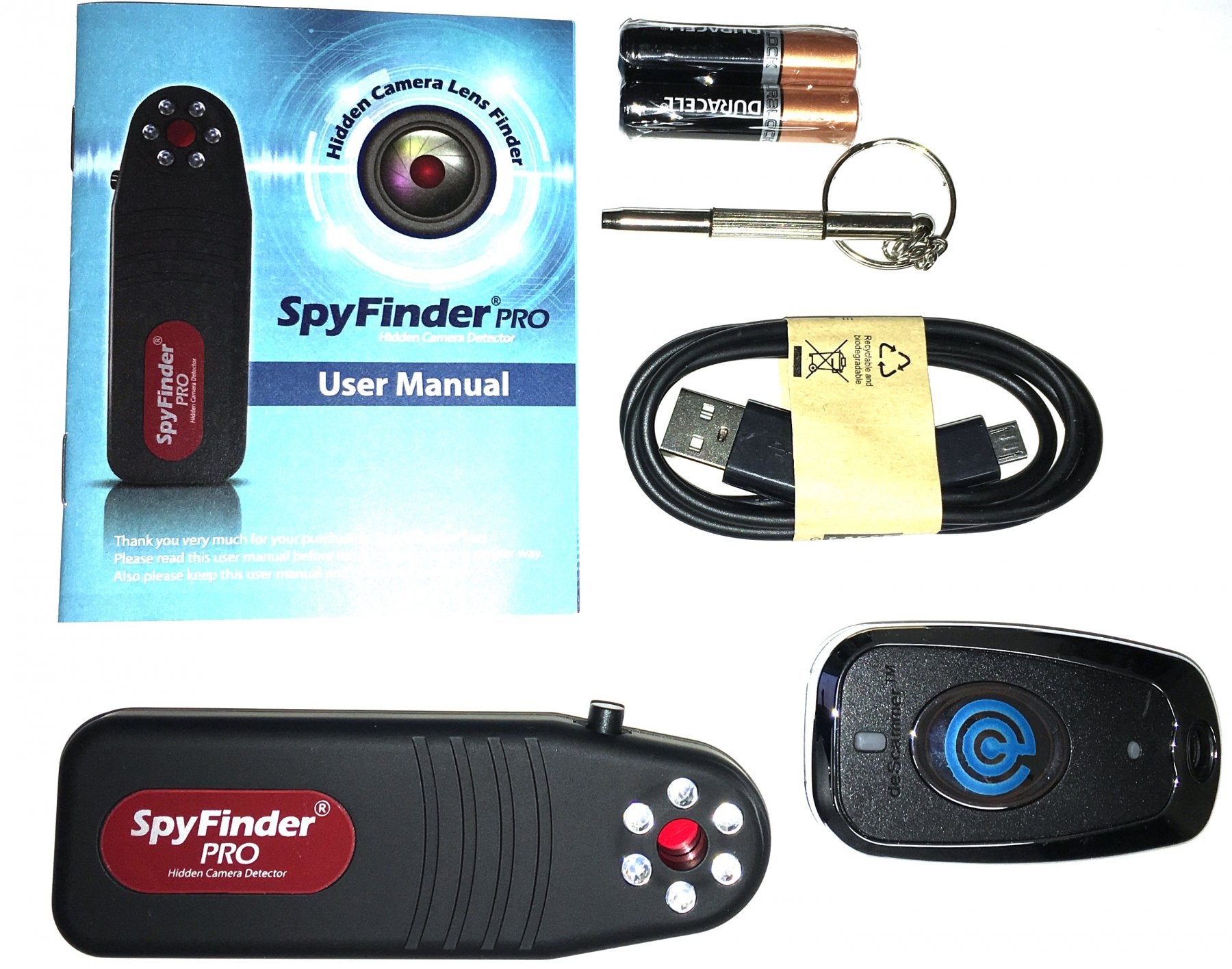 Travelers Detection Kit: SpyFinder Pro Camera Detector & Credit Card Skimmer Detector
